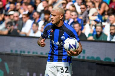 Inter 'in Federico Dimarco portresi İtalyan futbolu Serie A maçı sırasında Udinese Calcio vs Inter - FC Internazionale (portreler arşivi) - Dacia Arena Stadyumu Udine, İrlanda, 18 Eylül 2022 - Fotoğraf: Ettore Griffoni