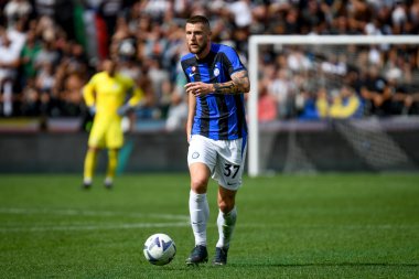 Inter 'in Milan Skriniar portresi İtalyan futbolu Serie A maçı sırasında Udinese Calcio vs Inter - FC Internazionale (portreler arşivi) - Dacia Arena Stadyumu Udine, İrlanda, 18 Eylül 2022 - Fotoğraf: Ettore Griffoni