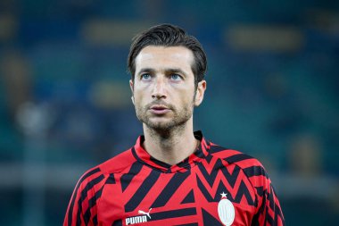 Milan 'ın Antonio Mirante portresi İtalyan futbolu Serie A maçında Hellas Verona FC - AC Milan (portreler arşivi) maçı 16 Ekim 2022' de İtalya 'nın Milano kentinde Marcantonio Bentegodi Stadyumu' nda yapıldı.