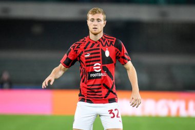 Milan 'ın İtalya futbolu sırasındaki Tommaso Pobega portresi Serie A maçı sırasında Milano, İtalya' daki Marcantonio Bentegodi Stadyumu 'nda Hellas Verona FC Milan (portreler arşivi) maçı, 16 Ekim 2022 - Fotoğraf: Ettore Griffoni