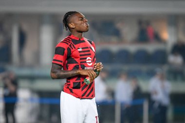 Milan 'ın Rafael Leao portresi İtalyan futbolu Serie A maçında Hellas Verona FC - AC Milan (portreler arşivi) maçı 16 Ekim 2022' de İtalya 'nın Milano kentinde Marcantonio Bentegodi Stadyumu' nda yapıldı.