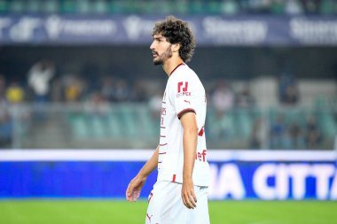 Milan 'ın İtalya futbol takımı Serie A maçında Yacine Adli portresi Milano, İtalya' daki Marcantonio Bentegodi Stadyumu 'nda Hellas Verona FC' ye karşı (portreler) 16 Ekim 2022 - Fotoğraf: Ettore Griffoni