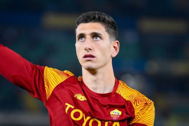 Roma 'nın İtalya futbolu Serie A maçındaki Pietro Boer portresi, 31 Ekim 2022' de İtalya 'nın Verona kentindeki Marcantonio Bentegodi stadyumunda Hellas Verona FC ile AS Roma (portreler) karşılaşması.