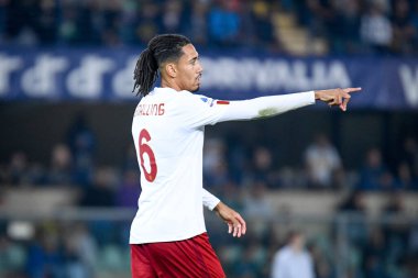 Roma 'nın Chris Smalling İtalyan futbol takımı Serie A' nın 31 Ekim 2022 'de İtalya' nın Verona kentindeki Marcantonio Bentegodi stadyumunda oynanan Hellas Verona FC - AS Roma (portreler) maçı sırasında portresi - Fotoğraf: Ettore Griffoni