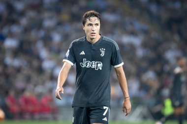 İtalya 'nın Udinese Calcio-Juventus FC maçında Juventus-Dacia Arena Stadyumu, Udine, İtalya - 20 Ağustos 2023 - Fotoğraf: Ettore Griffoni
