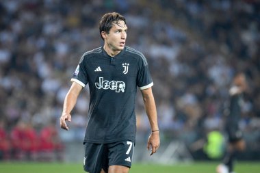 İtalya 'nın Udinese Calcio-Juventus FC maçında Juventus-Dacia Arena Stadyumu, Udine, İtalya - 20 Ağustos 2023 - Fotoğraf: Ettore Griffoni