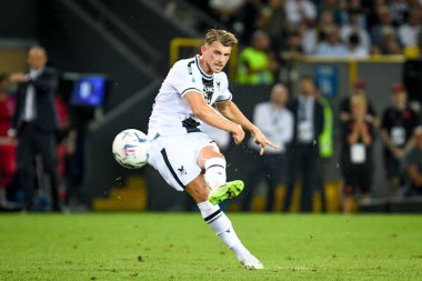 Udinese 'nin Lazar Samarciç portresi İtalyan futbolu serisi A maçında Udinese Calcio ile Juventus FC arasında Udine, İtalya' daki Dacia Arena stadyumunda 20 Ağustos 2023 - Fotoğraf: Ettore Griffoni