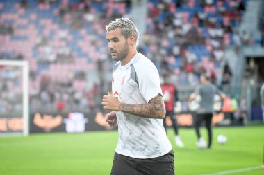 Milan 'ın Theo Hernandez portresi İtalyan futbol takımı Serie A maçında Bologna FC Milan' a karşı Bologna Dall 'Ara Stadyumu' nda 21 Ağustos 2023 - Fotoğraf: Ettore Griffoni