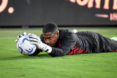 Milan 'ın Mike Maignan portresi İtalyan futbol takımı Serie A maçında Bologna FC Milan' a karşı Bologna Dall 'Ara Stadyumu' nda 21 Ağustos 2023 - Fotoğraf: Ettore Griffoni