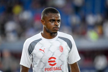 Milan 'ın Pierre Kalulu portresi İtalyan futbol takımı Serie A maçında Bologna FC Milan' a karşı Bologna, İtalya 'daki Renato Dall' Ara stadyumunda 21 Ağustos 2023 - Fotoğraf: Ettore Griffoni