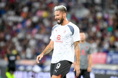 Milan 'ın Olivier Giroud portresi İtalyan futbolu Serie A karşılaşmasında Bologna FC Milan' a karşı Bologna Dall 'Ara Stadyumu' nda 21 Ağustos 2023 - Fotoğraf: Ettore Griffoni