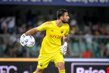 Roma 'nın Rui Patricio portresi İtalyan futbolu Serie A maçında Hellas Verona FC - AS Roma maçında İtalya' nın Verona kentindeki Marcantonio Bentegodi stadyumunda, 26 Ağustos 2023 - Fotoğraf: Ettore Griffoni