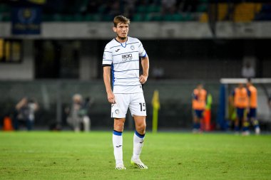 Atalanta 'nın İtalyan futbolu Serie A maçındaki Marten de Roon portresi Hellas Verona FC - Atalanta BC maçı, İtalya' nın Verona kentindeki Marcantonio Bentegodi stadyumunda, 27 Eylül 2023 - Fotoğraf: Ettore Griffoni