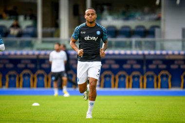 İtalya Serie A maçında Napoli 'nin Natan De Souza portresi, 21 Ekim 2023' te İtalya 'nın Verona kentinde bulunan Marcantonio Bentegodi Stadyumu' nda Hellas Verona FC 'ye karşı SSC Napoli (portre arşivleri) maçı.