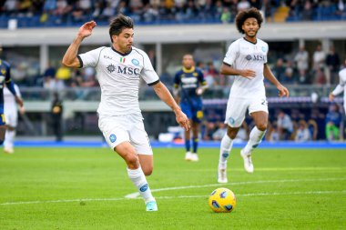 Napoli 'nin Giovanni Simeone portresi İtalyan futbolu Serie A maçında Hellas Verona FC - SSC Napoli (portre arşivleri) maçı sırasında İtalya' nın Verona kentinde Marcantonio Bentegodi stadyumunda, 21 Ekim 2023 - Fotoğraf: Ettore Griffoni