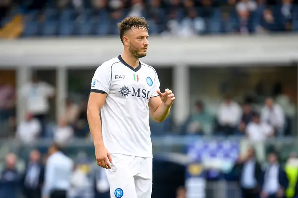 stock image Napoli's Amir Rrahmani portrait during Italian soccer Serie A match Hellas Verona FC vs SSC Napoli (portrait archives) at the Marcantonio Bentegodi stadium in Verona, Italy, October 21, 2023 - Credit: Ettore Griffoni