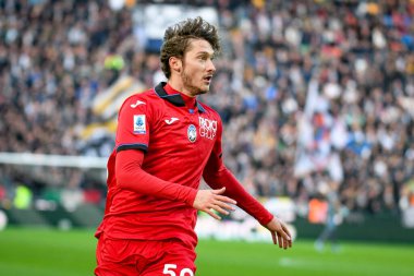 İtalyan futbolu Serie A maçında Atalanta 'nın Aleksey Miranchuk portresi Udinese Calcio' ya karşı Atalanta BC maçı Udine, İtalya 'da Dacia Arena Stadyumu' nda 12 Kasım 2023