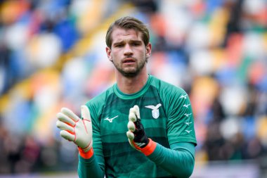 Lazio 'nun İtalyan futbol takımı Serie A maçında çekilen İvan Provedel portresi Udinese Calcio, Friuli-Dacia Arena Stadyumu' nda SS Lazio 'ya karşı, 7 Ocak 2024 - Fotoğraf: Ettore Griffoni