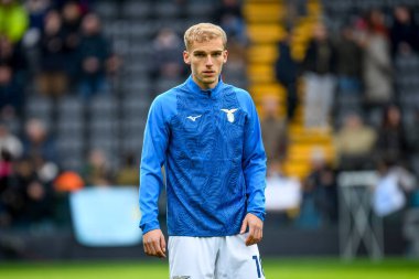 Lazio 'nun Gustav Tang Isaksen portresi İtalyan futbolu Serie A maçında Udinese Calcio, Friuli-Dacia Arena Stadyumu' nda SS Lazio 'ya karşı, 7 Ocak 2024 - Fotoğraf: Ettore Griffoni