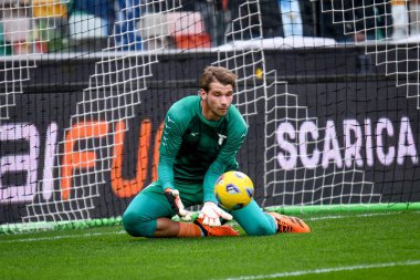 Lazio 'nun İtalyan futbol takımı Serie A maçında çekilen İvan Provedel portresi Udinese Calcio, Friuli-Dacia Arena Stadyumu' nda SS Lazio 'ya karşı, 7 Ocak 2024 - Fotoğraf: Ettore Griffoni