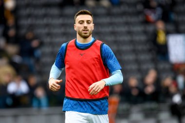 Lazio 'nun Luca Pellegrini portresi İtalyan futbolu Serie A maçı sırasında Udinese Calcio, Friuli-Dacia Arena stadyumunda SS Lazio' ya karşı, 7 Ocak 2024 - Fotoğraf: Ettore Griffoni