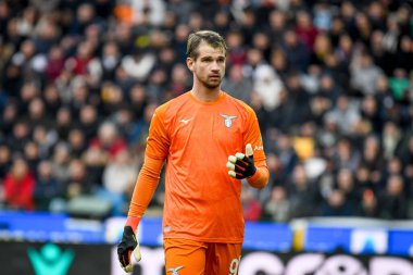 Lazio 'nun İtalyan futbol takımı Serie A maçında çekilen İvan Provedel portresi Udinese Calcio, Friuli-Dacia Arena Stadyumu' nda SS Lazio 'ya karşı, 7 Ocak 2024 - Fotoğraf: Ettore Griffoni