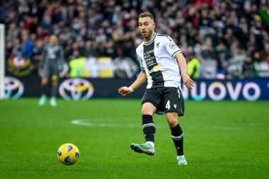 Udinese 'nin Sandi Lovric portresi İtalyan futbolu Serie A maçı sırasında Udinese Calcio ile SS Lazio arasında Udine, İtalya' daki Dacia Arena Stadyumu 'nda, 7 Ocak 2024 - Fotoğraf: Ettore Griffoni