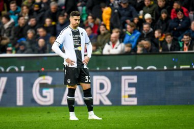 Udinese 'nin Martin Payero portresi İtalyan futbolu serisi A maçında Udinese Calcio, Friuli-Dacia Arena Stadyumu' nda SS Lazio 'ya karşı, 7 Ocak 2024 - Fotoğraf: Ettore Griffoni