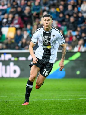 Udinese 'nin İtalya futbol takımı Serie A maçında Nehuen Perez' in portresi Udinese Calcio 'ya karşı Friuli - Dacia Arena Stadyumu, 07 Ocak 2024 - Fotoğraf: Ettore Griffoni