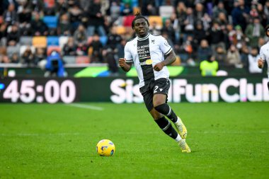 Udinese 'nin Festy Ebosele portresi İtalyan futbolu Serie A maçında Udinese Calcio, Friuli' de SS Lazio 'ya karşı - Dacia Arena stadyumu, 07 Ocak 2024 - Fotoğraf: Ettore Griffoni