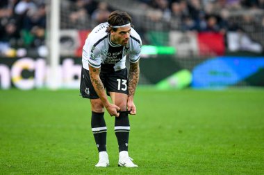 Udinese 'nin Joao Ferreira portresi İtalyan futbolu Serie A maçında Udinese Calcio, Friuli-Dacia Arena stadyumunda SS Lazio' ya karşı, 7 Ocak 2024 - Fotoğraf: Ettore Griffoni