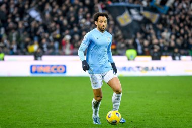 Lazio 'dan Felipe Anderson Pereira Gomes İtalyan futbol takımı Serie A maçında Udinese Calcio ile SS Lazio arasında Udine, İtalya' daki Dacia Arena Stadyumu 'nda, 7 Ocak 2024 - Fotoğraf: Ettore Griffoni