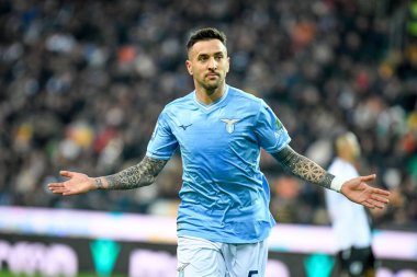 Lazio 'nun Matias Vecino Falero portresi İtalyan futbolu Serie A maçında Udinese Calcio, Friuli' de SS Lazio 'ya karşı - Dacia Arena stadyumu, 07 Ocak 2024 - Fotoğraf: Ettore Griffoni