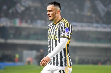 İtalyan futbolu Serie A maçında Juventus FC 'ye karşı Hellas Verona FC (portreler arşivi), İtalya' nın Verona kentindeki Marcantonio Bentegodi Stadyumu 'nda 17 Şubat 2024 - Fotoğraf: Ettore Griffoni