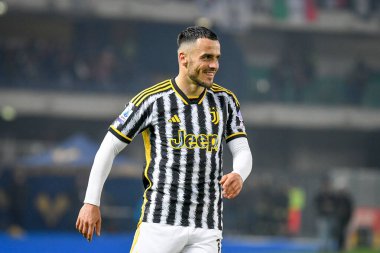 İtalyan futbolu Serie A maçında Juventus FC 'ye karşı Hellas Verona FC (portreler arşivi), İtalya' nın Verona kentindeki Marcantonio Bentegodi Stadyumu 'nda 17 Şubat 2024 - Fotoğraf: Ettore Griffoni