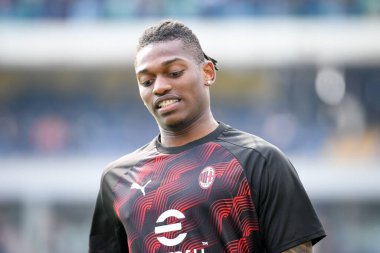 Milan 'ın Rafael Leao portresi İtalyan futbolu Serie A maçında Hellas Verona FC Milan' a karşı Verona, İtalya 'daki Marcantonio Bentegodi Stadyumu' nda 17 Mart 2024 - Fotoğraf: Ettore Griffoni