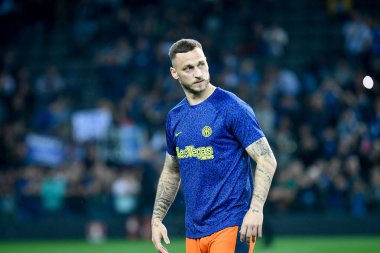 İtalyan futbolu Serie A maçında Inter 'in Marko Arnautoviç portresi Udinese Calcio vs Inter - FC Internazionale at the Friuli - Dacia Arena stadyumu, Udine, İtalya, 08 Nisan 2024 - Fotoğraf: Ettore Griffoni