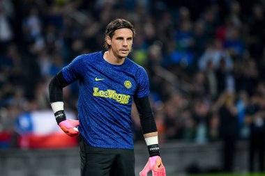 İtalya futbol takımı Serie A maçında Inter 'in Yann Sommer portresi Udinese Calcio vs Inter - FC Internazionale at the Friuli - Dacia Arena stadyumu, Udine, İtalya, 08 Nisan 2024 - Fotoğraf: Ettore Griffoni