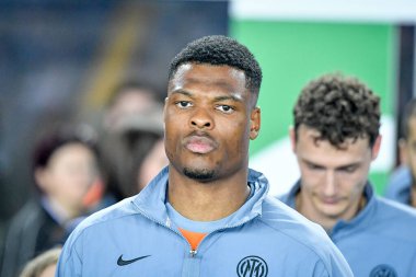 İtalya futbol takımı Serie A maçında Inter 'in Denzel Dumfries portresi Udinese Calcio vs Inter - FC Internazionale at the Friuli - Dacia Arena stadyumu, Udine, İtalya, 08 Nisan 2024 - Fotoğraf: Ettore Griffoni