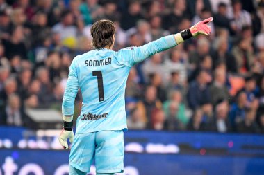 İtalya futbol takımı Serie A maçında Inter 'in Yann Sommer portresi Udinese Calcio vs Inter - FC Internazionale at the Friuli - Dacia Arena stadyumu, Udine, İtalya, 08 Nisan 2024 - Fotoğraf: Ettore Griffoni