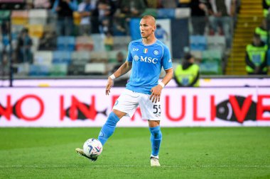 Napoli's Leo Ostigard portrait during Italian soccer Serie A match Udinese Calcio vs SSC Napoli at the Friuli - Dacia Arena stadium in Udine, Italy, May 06, 2024 - Credit: Ettore Griffoni clipart