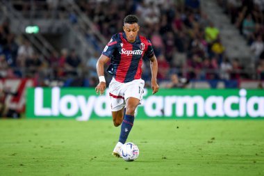 Bologna 'nın Dan Ndoye portresi İtalyan futbolu Serie A maçında Bologna FC - AC Milan (portreler arşivi) maçı sırasında İtalya' nın Bologna kentindeki Renato Dall 'Ara stadyumunda, 21 Ağustos 2023 - Fotoğraf: Ettore Griffoni