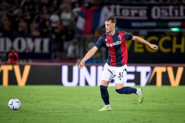Bologna 'nın Sam Beukema portresi İtalyan futbol takımı Serie A maçında Bologna FC - AC Milan (portreler arşivi) maçı sırasında İtalya' nın Bologna kentindeki Renato Dall 'Ara stadyumunda, 21 Ağustos 2023 - Fotoğraf: Ettore Griffoni