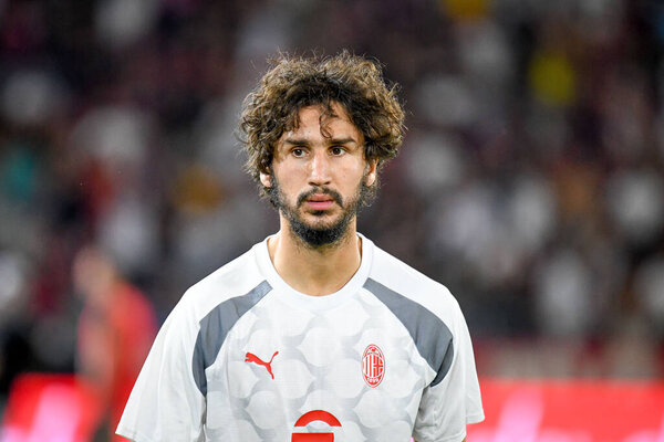 Milan's Yacine Adli portrait during Italian soccer Serie A match Bologna FC vs AC Milan (portraits archive) at the Renato Dall'Ara stadium in Bologna, Italy, August 21, 2023 - Credit: Ettore Griffoni