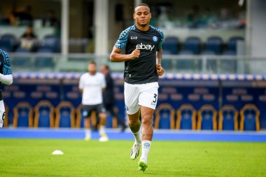 İtalyan futbolu Serie A maçında Napoli 'nin Natan De Souza portresi, 21 Ekim 2023' te İtalya 'nın Verona kentinde bulunan Marcantonio Bentegodi Stadyumu' nda Hellas Verona FC 'ye karşı SSC Napoli (portreler arşivi) maçı.