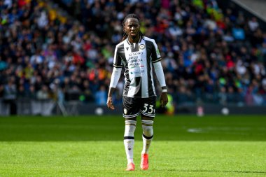 Udinese 'nin Jordan Zemura portresi İtalyan futbolu Serie A maçı sırasında Udinese Calcio vs Inter - FC Internazionale Udine, İtalya' daki Bluenergy Stadyumu 'nda, 28 Eylül 2024 - Fotoğraf: Ettore Griffoni