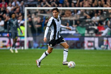 Udinese 'nin Florian Thauvin portresi İtalyan futbolu Serie A maçı sırasında Udinese Calcio vs Inter - FC Internazionale Udine, İtalya' da Bluenergy Stadyumu 'nda, 28 Eylül 2024 - Fotoğraf: Ettore Griffoni