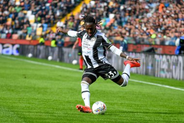 Udinese 'nin Jordan Zemura portresi İtalyan futbolu Serie A maçı sırasında Udinese Calcio vs Inter - FC Internazionale Udine, İtalya' daki Bluenergy Stadyumu 'nda, 28 Eylül 2024 - Fotoğraf: Ettore Griffoni