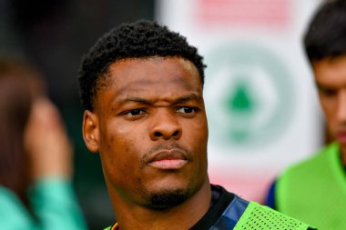 İtalya futbol takımı Serie A maçında Inter 'in Denzel Dumfries portresi Udinese Calcio vs Inter - FC Internazionale (portreler arşivi) Udine, İtalya' da bulunan Bluenergy Stadyumu 'nda 28 Eylül 2024 - Fotoğraf: Ettore Griffoni