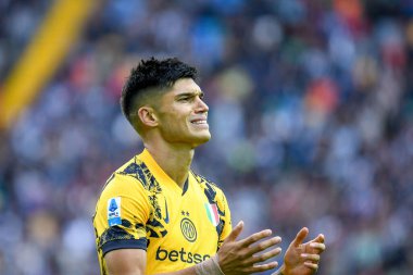İtalya futbol takımı Serie A maçında Joaquin Correa 'nın portresi Udinese Calcio vs Inter - FC Internazionale (portreler arşivi) Udine, İtalya' da bulunan Bluenergy Stadyumu 'nda 28 Eylül 2024 - Fotoğraf: Ettore Griffoni